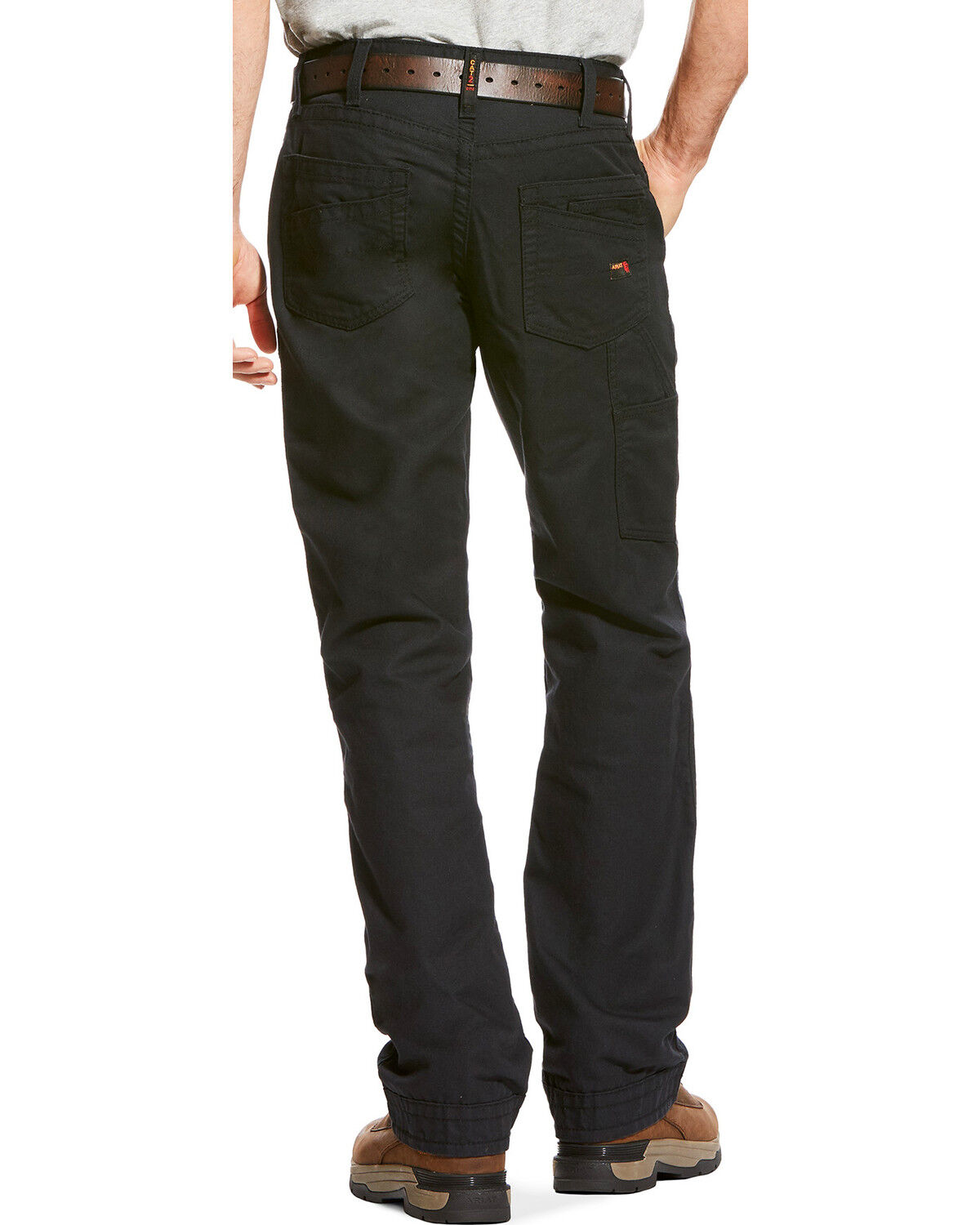 Image #1 - Ariat Men's FR M4 Workhorse Work Pants - Big, Black, hi-res
