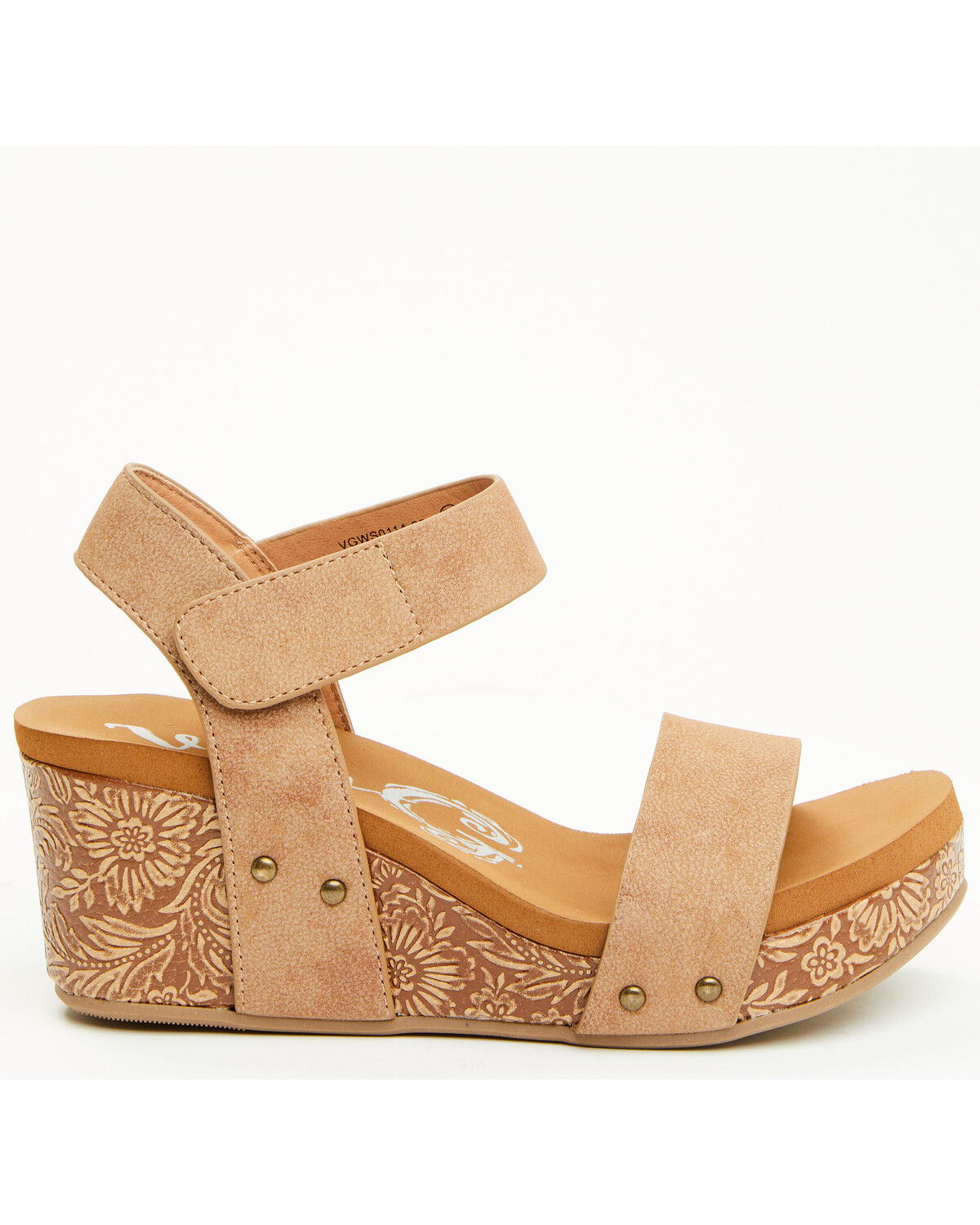 Image #2 - Very G Women's Devon 2 Platform Sandals, Tan, hi-res
