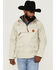 Kimes Ranch Men's Any-Day Sand 1/4 Zip Front Hooded Pullover, Sand, hi-res