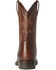 Ariat Men's Hillside Sport Stratten Western Performance Boot - Round Toe, Brown, hi-res