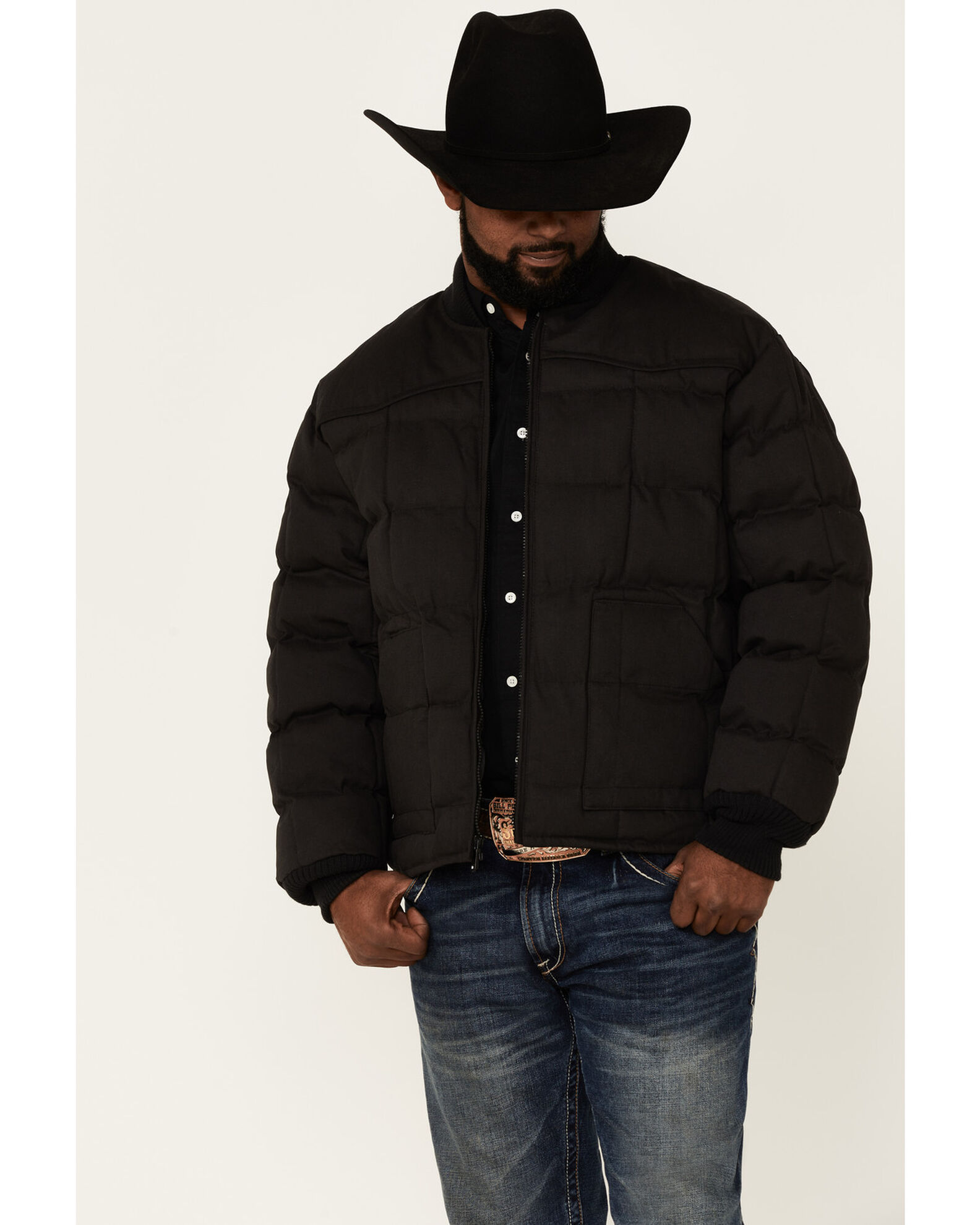 Western outlet puffer jacket
