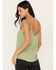 Shyanne Women's Beaded Cami, Sage, hi-res
