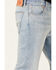 Image #4 - Levi's Men's 501® Higher Mountain Light Wash Original Fit Straight Jeans, Light Wash, hi-res