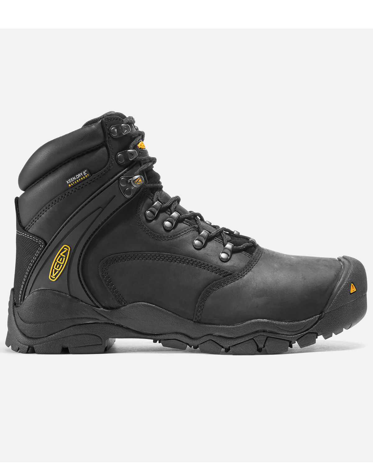 keen black work boots