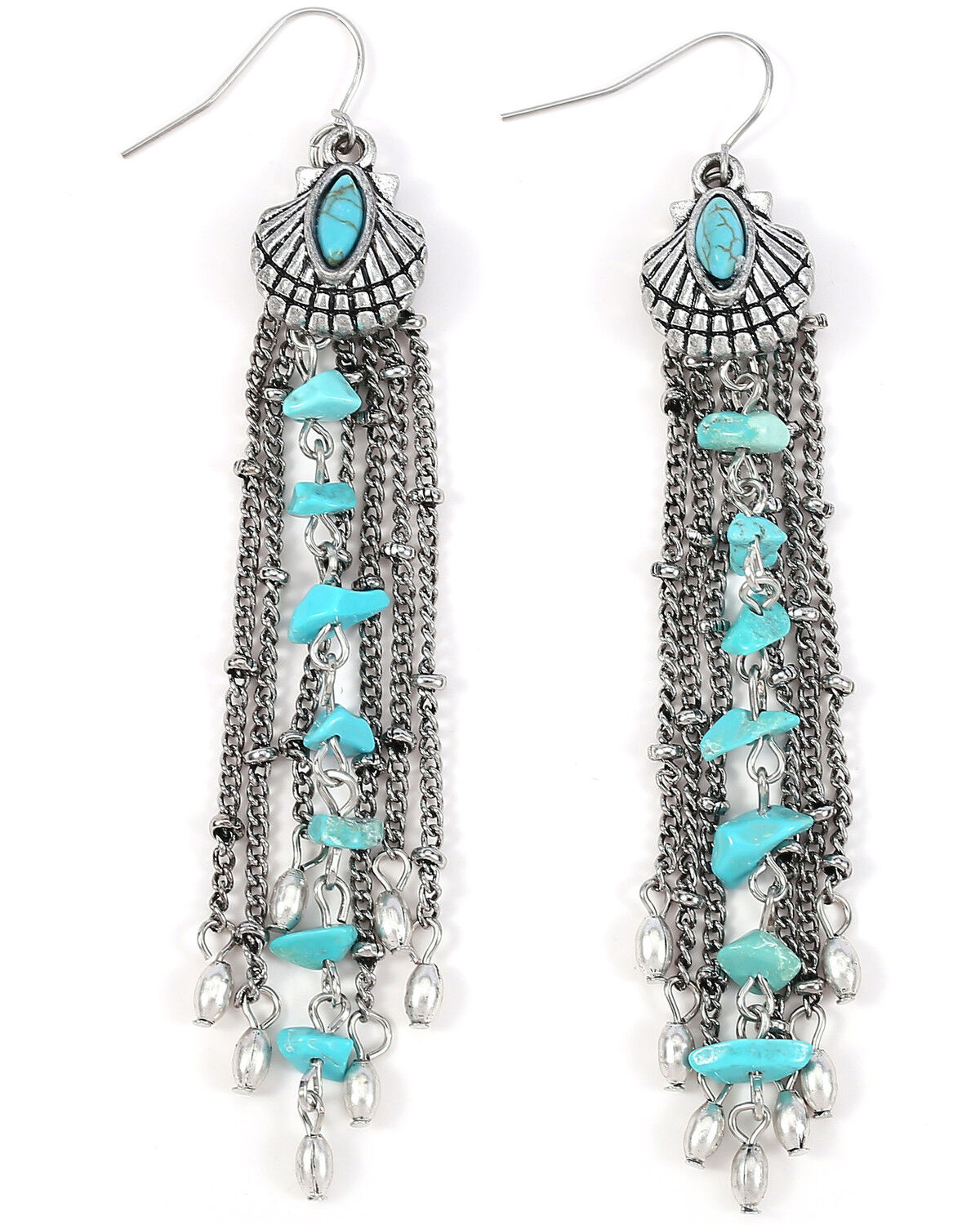 Image #1 - Cowgirl Confetti Women's Vacation Vibes Earrings, Silver, hi-res