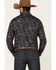 Image #4 - Rock & Roll Denim Men's Charcoal Floral Print Long Sleeve Western Shirt, Charcoal, hi-res