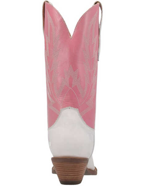 Image #5 - Dingo Women's Hold Yer Horses Vintage Western Boots - Snip Toe , Pink, hi-res