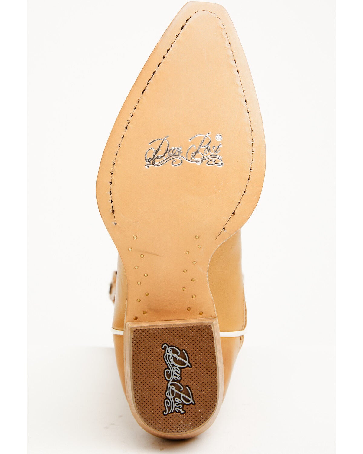 Image #7 - Dan Post Women's Grace Tall Western Boots - Snip Toe, Tan, hi-res