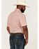 Rock & Roll Denim Men's Medallion Print Short Sleeve Button Down Western Shirt , White, hi-res