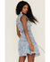Image #4 - Revel Women's Paisley Tank Mini Dress, Blue, hi-res