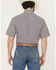 Image #4 - Cinch Men's Geo Print Short Sleeve Button-Down Western Shirt, White, hi-res