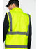 Image #2 - Hawx Men's Reversible Reflective Work Vest, Yellow, hi-res