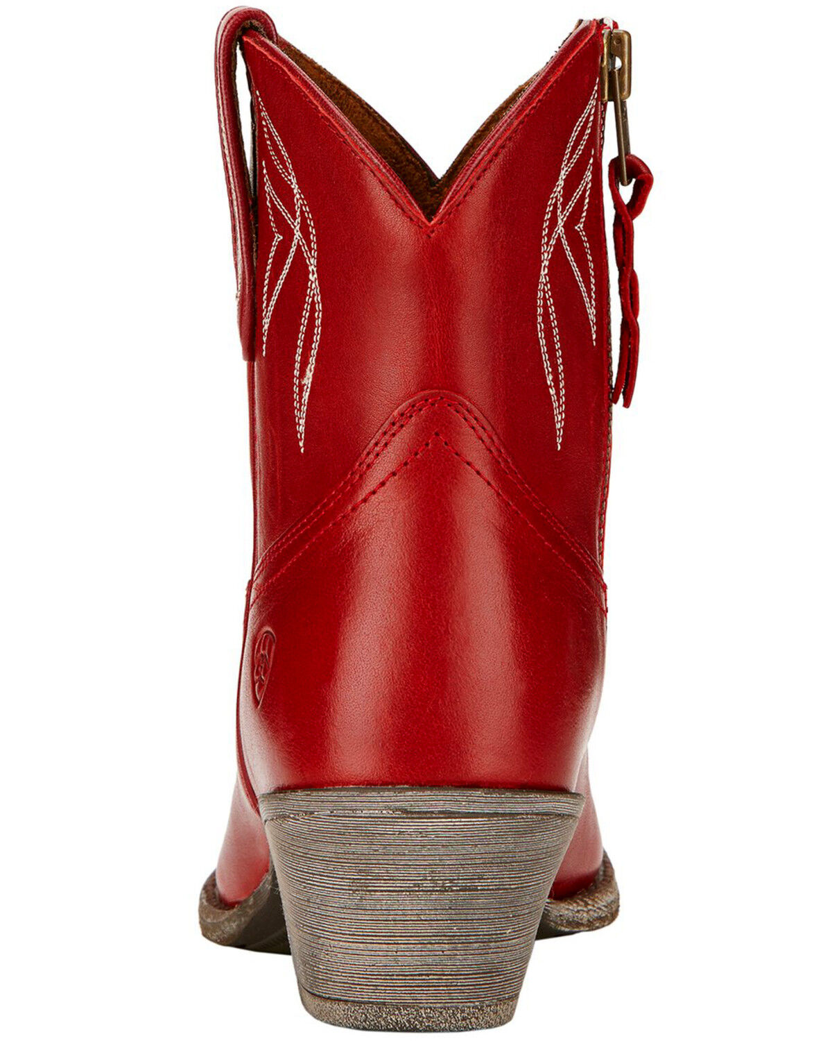Image #11 - Ariat Women's Darlin Booties - Medium Toe, Red, hi-res