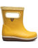 Image #2 - Bogs Boys' Skipper II Solid Rainboots, Mustard, hi-res