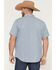 Image #4 - Levi's Men's Classic Picadilly Striped Short Sleeve Snap Western Shirt, Navy, hi-res