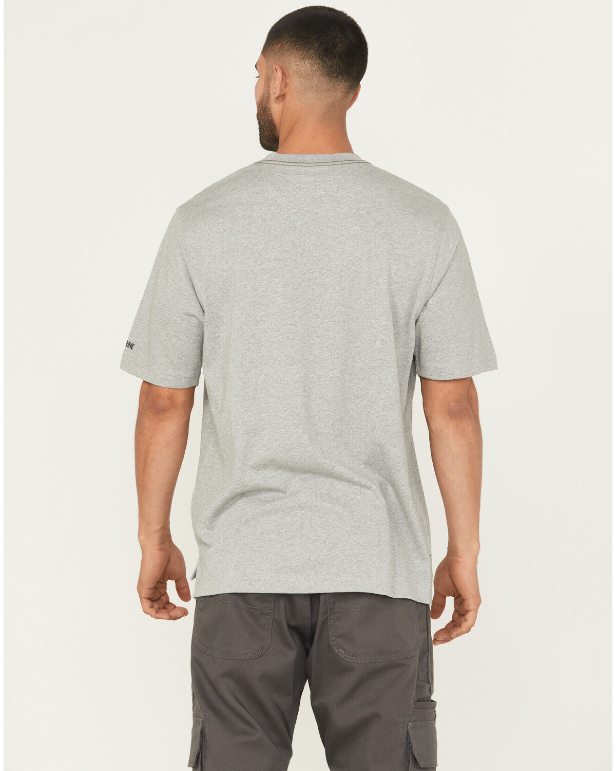 Image #4 - Wolverine Men's Guardian Short Sleeve Work Pocket T-Shirt, Heather Grey, hi-res