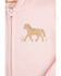 Image #2 - Wrangler Toddler Girls' Horse Logo Zip-Up Hoodie, Pink, hi-res