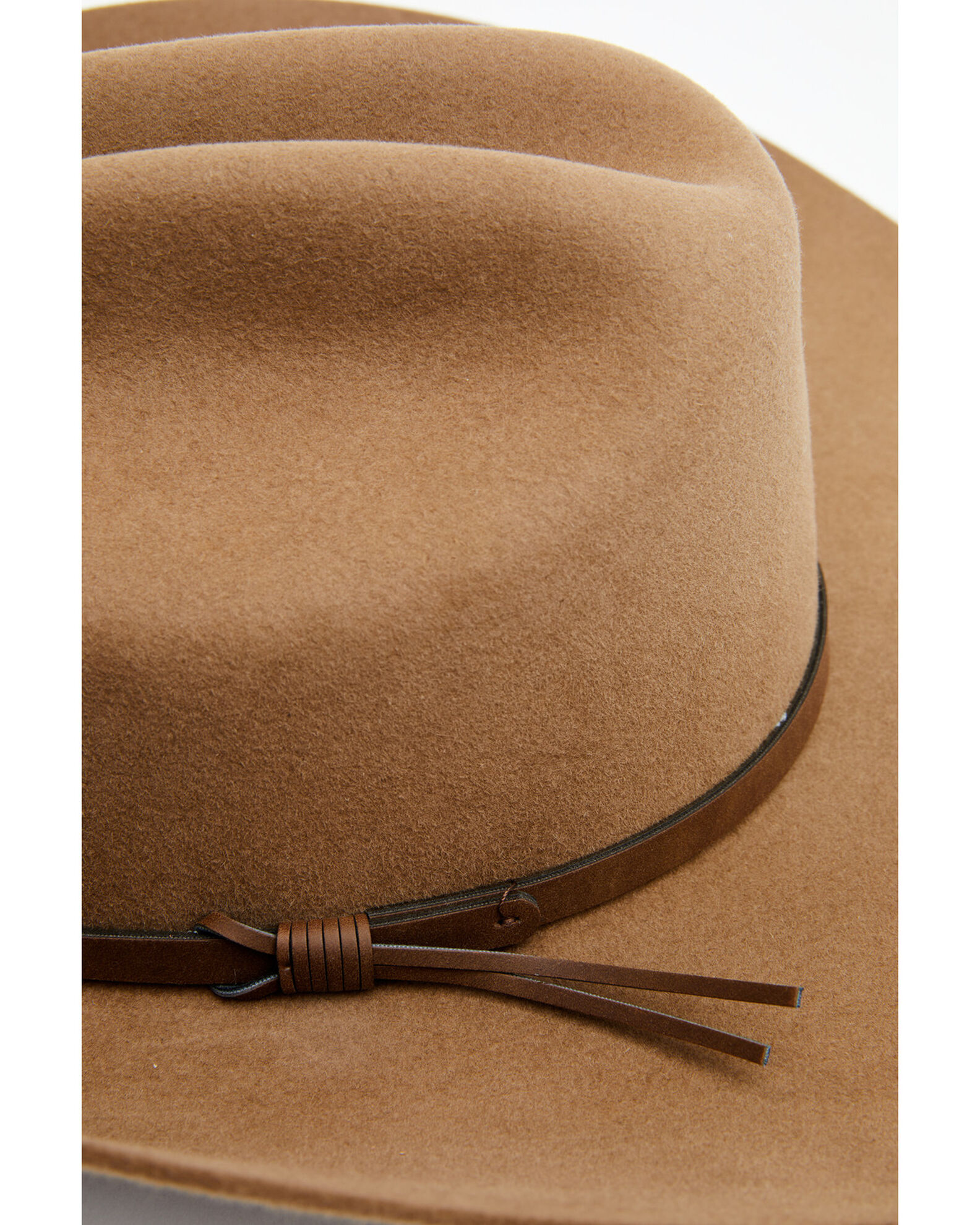 Image #2 - Justin Fawn Townes 6X Felt Cowboy Hat, Taupe, hi-res