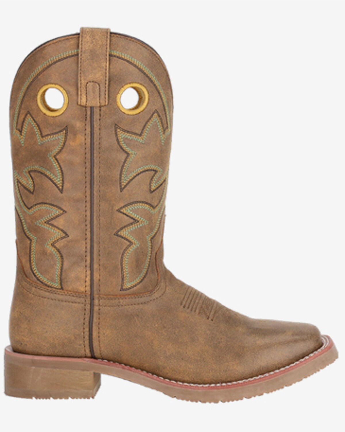 Image #2 - Smoky Mountain Men's Parker Performance Western Boots - Square Toe, Brown, hi-res