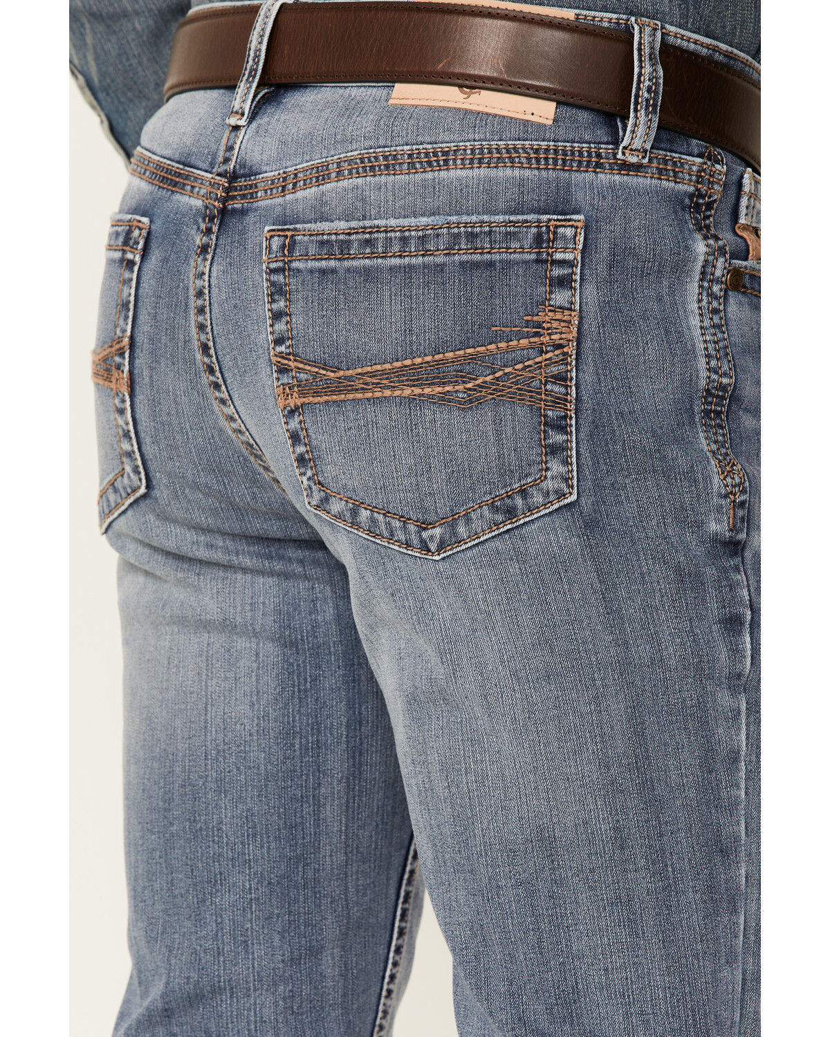 Image #3 - Cody James Core Men's Wild Ride Light Wash Performance Stretch Slim Straight Jeans, , hi-res