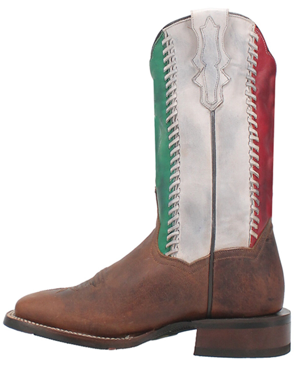 Image #3 - Dan Post Women's Bandera Western Boots - Broad Square Toe, Tan, hi-res