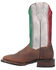 Dan Post Women's Bandera Western Boots - Broad Square Toe , Tan, hi-res