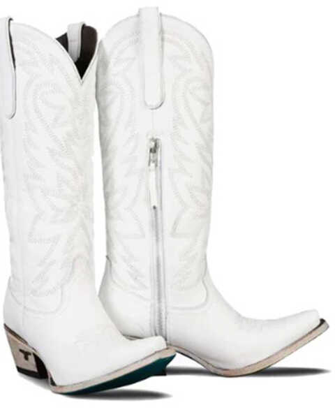 Lane Women's Smokeshow Tall Western Boots - Snip Toe, White, hi-res