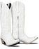 Image #1 - Lane Women's Smokeshow Tall Western Boots - Snip Toe, White, hi-res