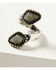 Image #2 - Shyanne Women's Soleil Twisted Silver Statement Ring, Silver, hi-res