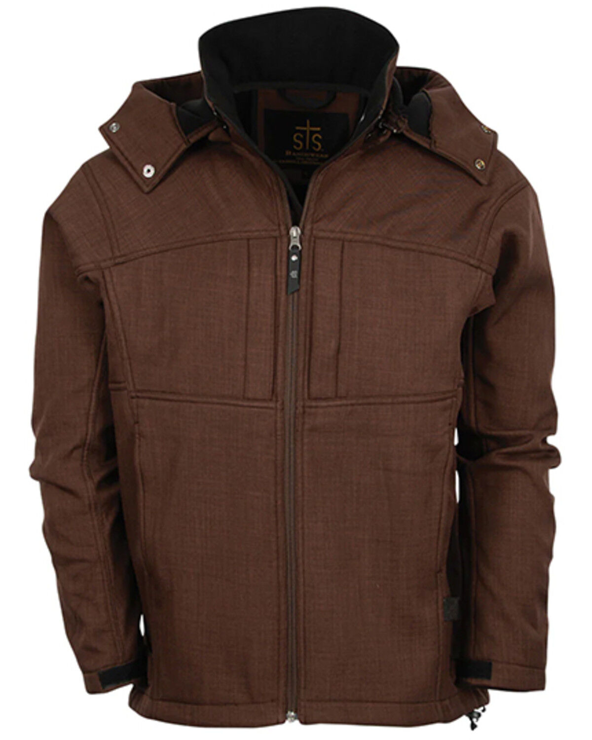 Image #1 - STS Ranchwear by Carroll Men's Weston Jacket - Big, Chocolate, hi-res