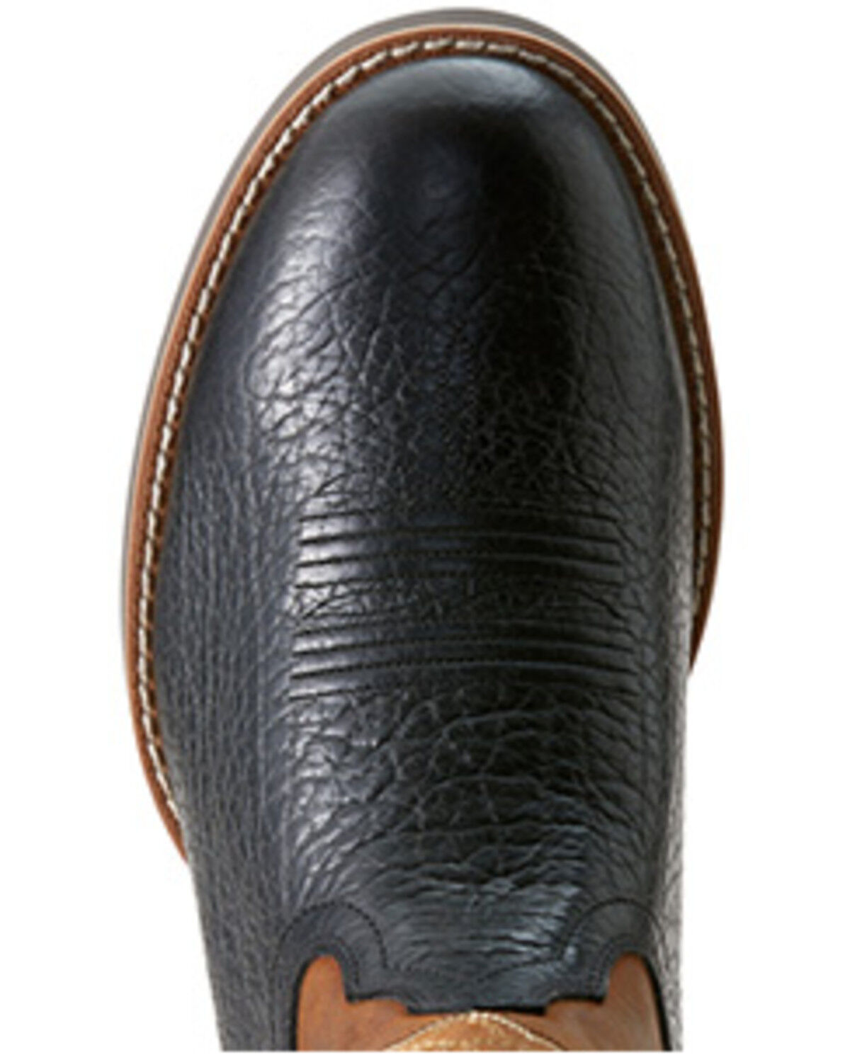 Image #4 - Ariat Men's Stratten Performance Western Boots - Broad Square Toe, Black, hi-res