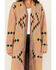Image #3 - Ariat Women's Southwestern Geo Print Duster Sweater, Tan, hi-res