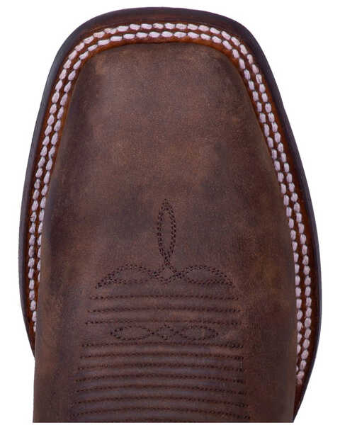 Image #6 - Dan Post Men's Abram Western Performance Boots - Broad Square Toe, Tan, hi-res