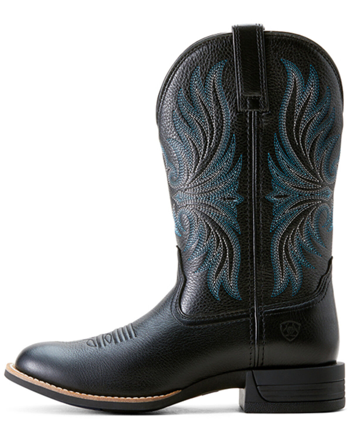 Image #2 - Ariat Women's Ranahan Performance Western Boots - Round Toe, Black, hi-res