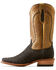 Image #2 - Ariat Men's Futurity Finalist Exotic Caiman Western Boots - Square Toe, Chocolate, hi-res