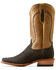 Image #2 - Ariat Men's Futurity Finalist Exotic Caiman Western Boots - Square Toe , Chocolate, hi-res