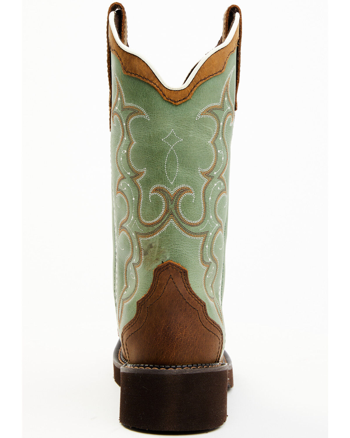 Image #5 - Justin Women's Raya Western Boots - Broad Square Toe, Brown, hi-res