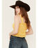 Image #4 - Shyanne Women's Smocked Tank Top , Yellow, hi-res