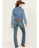 Image #1 - Rock & Roll Denim Women's Medium Wash Mid Rise Bootcut Extra Stretch Riding Jeans, Medium Wash, hi-res