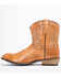 Dingo Willie Short Cowgirl Boots - Round Toe, Tan, hi-res