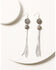 Idyllwind Women's Silver Misty Creek Concho & Tassel Earrings, Silver, hi-res
