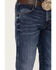 Wrangler Retro Men's Mile Post Medium Wash Stretch Slim Bootcut Jeans , Blue, hi-res