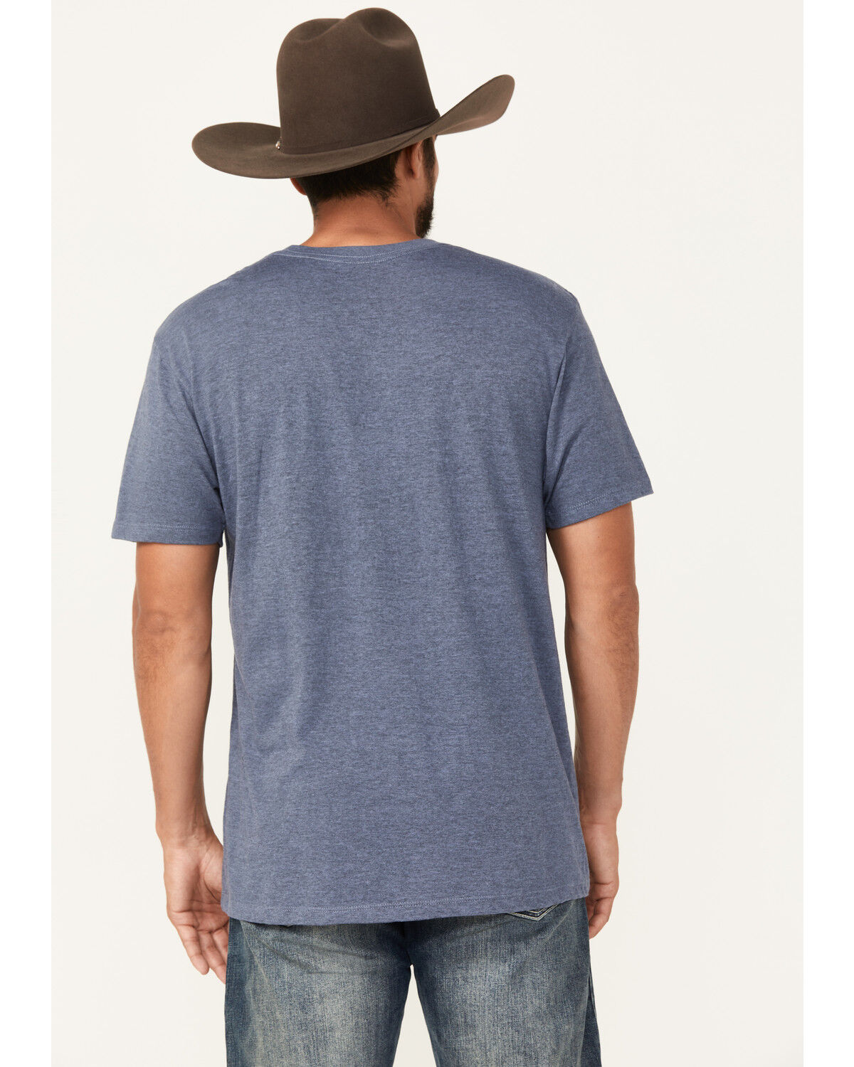 Image #4 - Brothers and Sons Men's Bison Short Sleeve Graphic T-Shirt, Blue, hi-res