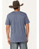 Image #4 - Brothers and Sons Men's Bison Short Sleeve Graphic T-Shirt, Blue, hi-res