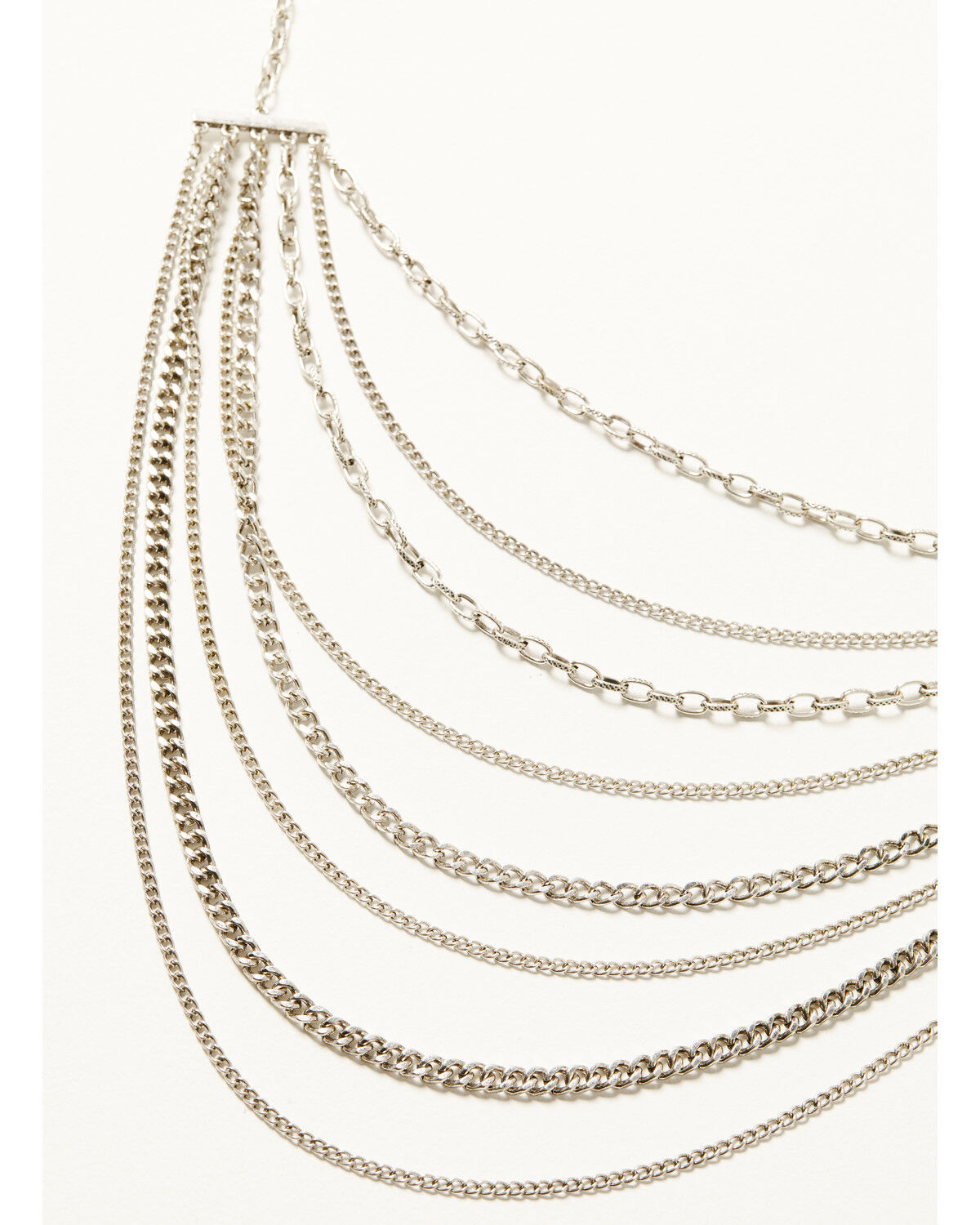 Image #2 - Shyanne Women's Juniper Sky Multi Strand Silver Necklace, Silver, hi-res