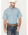 Image #7 - Wrangler Men's Assorted Riata Plaid Print Short Sleeve Button-Down Western Shirt, Multi, hi-res