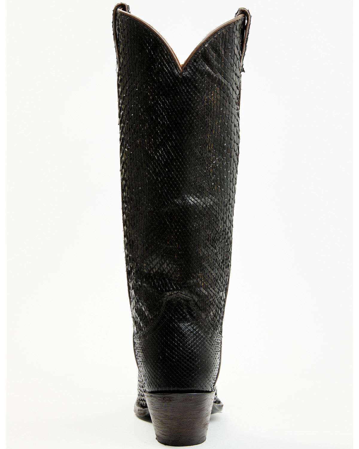 Image #5 - Idyllwind Women's Slay Exotic Python Tall Western Boots - Snip Toe, Black, hi-res