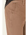 North River Men's Rough Ridge Chino Regular Fit Pants , Dark Brown, hi-res