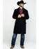 Image #6 - Cripple Creek Men's Black Wool Melton Overcoat, , hi-res