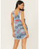 Image #4 - The Laundry Room Women's Medium Wash Coors Light Logo Print Denim Shortalls, Medium Wash, hi-res